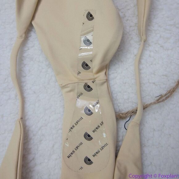 NEW Toast Swim Free People String Bikini Bottom in beige , XL - Picture 6 of 16